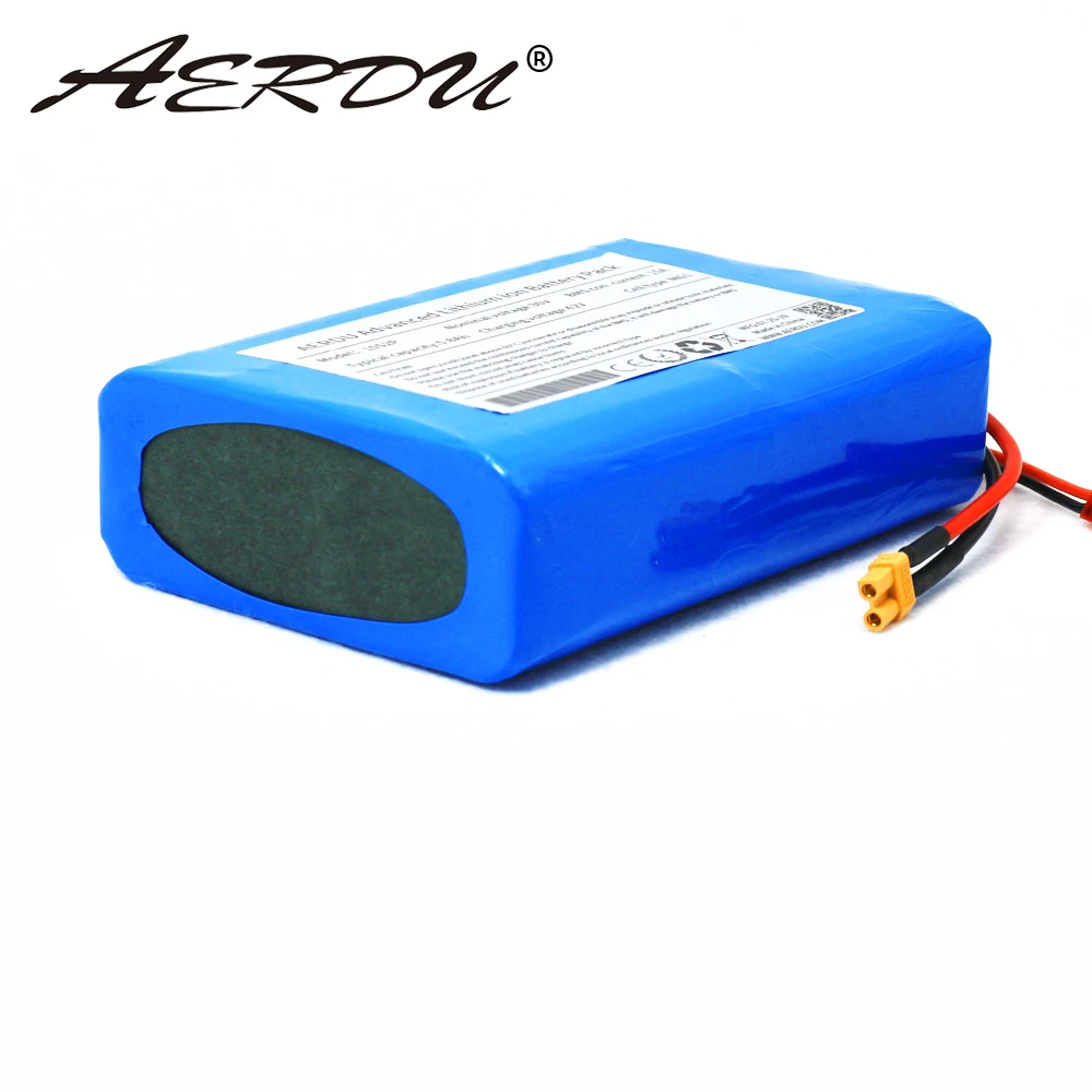 Imagem -05 - Aerdu 36v 5.8ah 6ah 5ah 10s2p 400 Watts 18650 Bateria Li-ion Ebike Scooter Skate Motor 15a Bms Xt30 Jst 42v