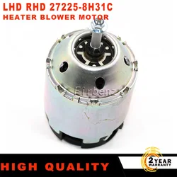 New Car Heater Blower Motor For NISSAN X-TRAIL T30 SUV 2001-2007 LHD RHD 27225-8H31C 272258H31C 27225-8H310