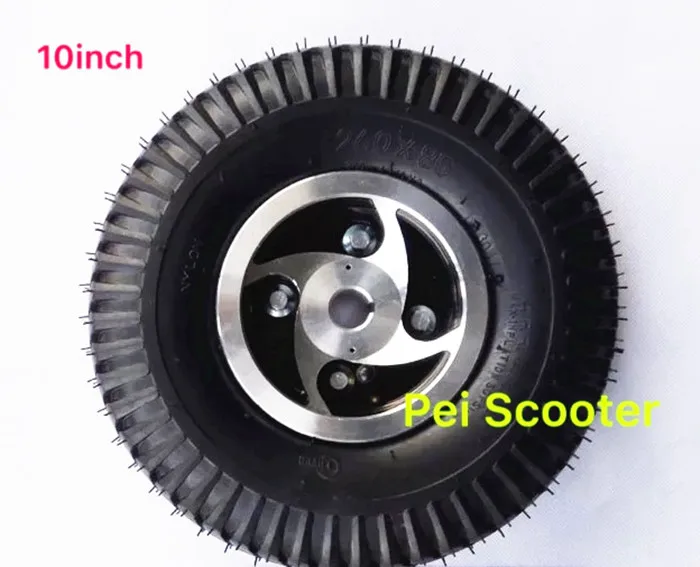 10 inch pneumatic tyre for transaxle motor mobility scooter kit phub-10nt