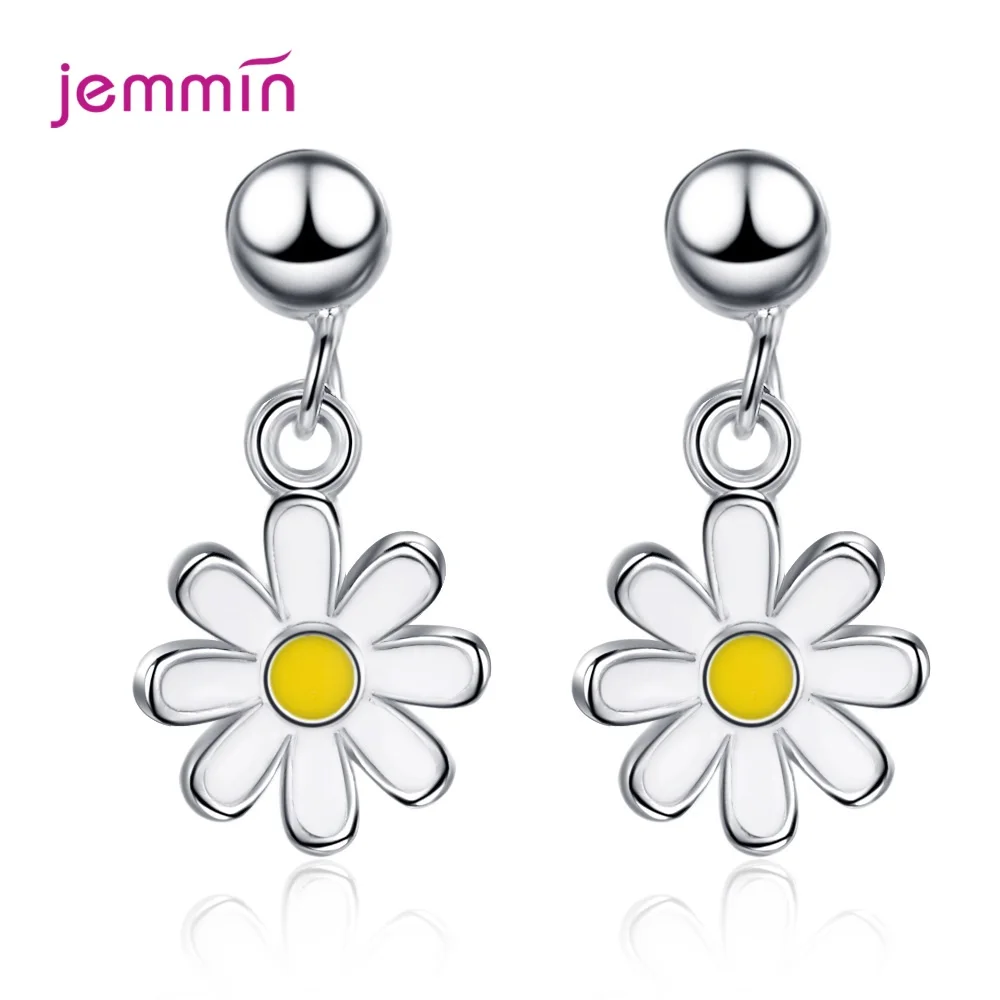 Fashion Temperament Dangle Earrings for Women Wedding Party Bohemian Sunflower Floral Earrings Statement Bohemia Jewelry Gifts