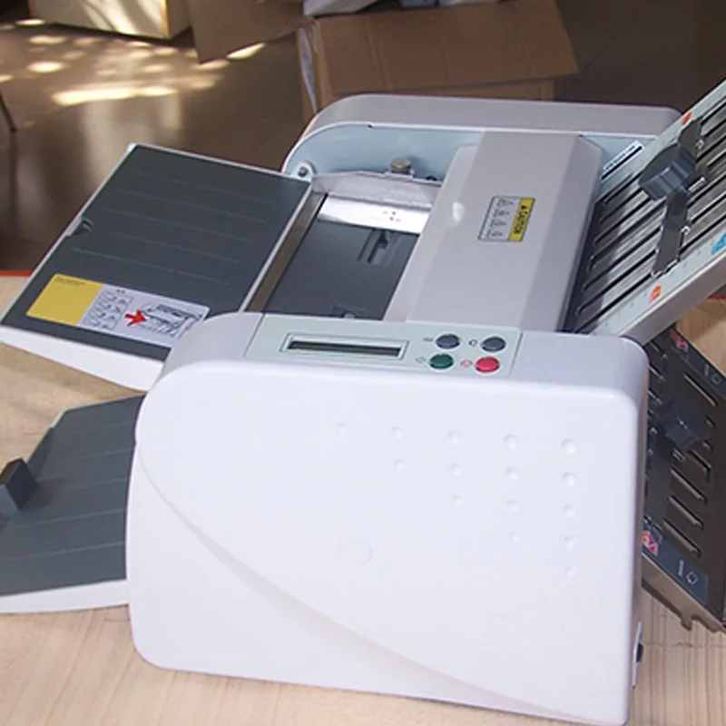 

Automatic Folding Machine HF240 Small Desktop Office Folding Machine 40W 150 Sheets/Hour Use Different Folding Types 220-240V