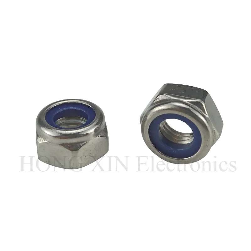 75 Stks/set 304 Rvs Slot Moer Nylon Plaats Lock Moer Assortiment Kit M3/M4/M5/M6 /M8/M10