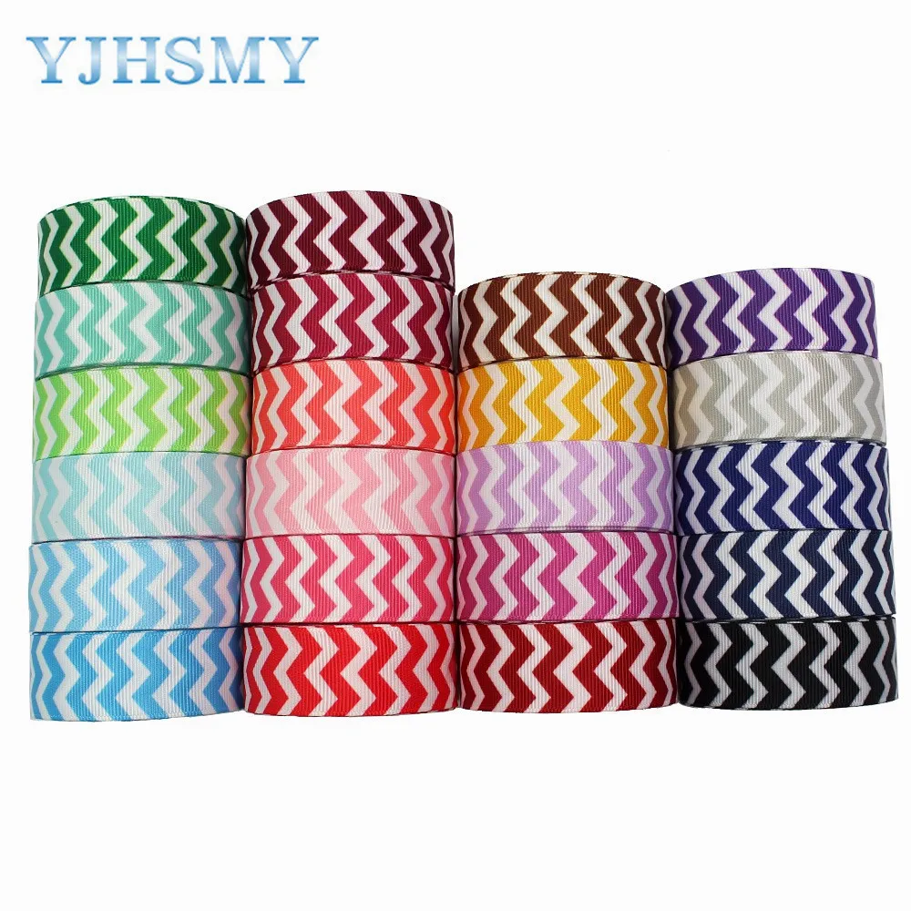 Picture 6: L-20829-888 1”Wave pattern print Pattern Ribbon , 5 yards DIY handmade hair accessories Material , Bow Decoration