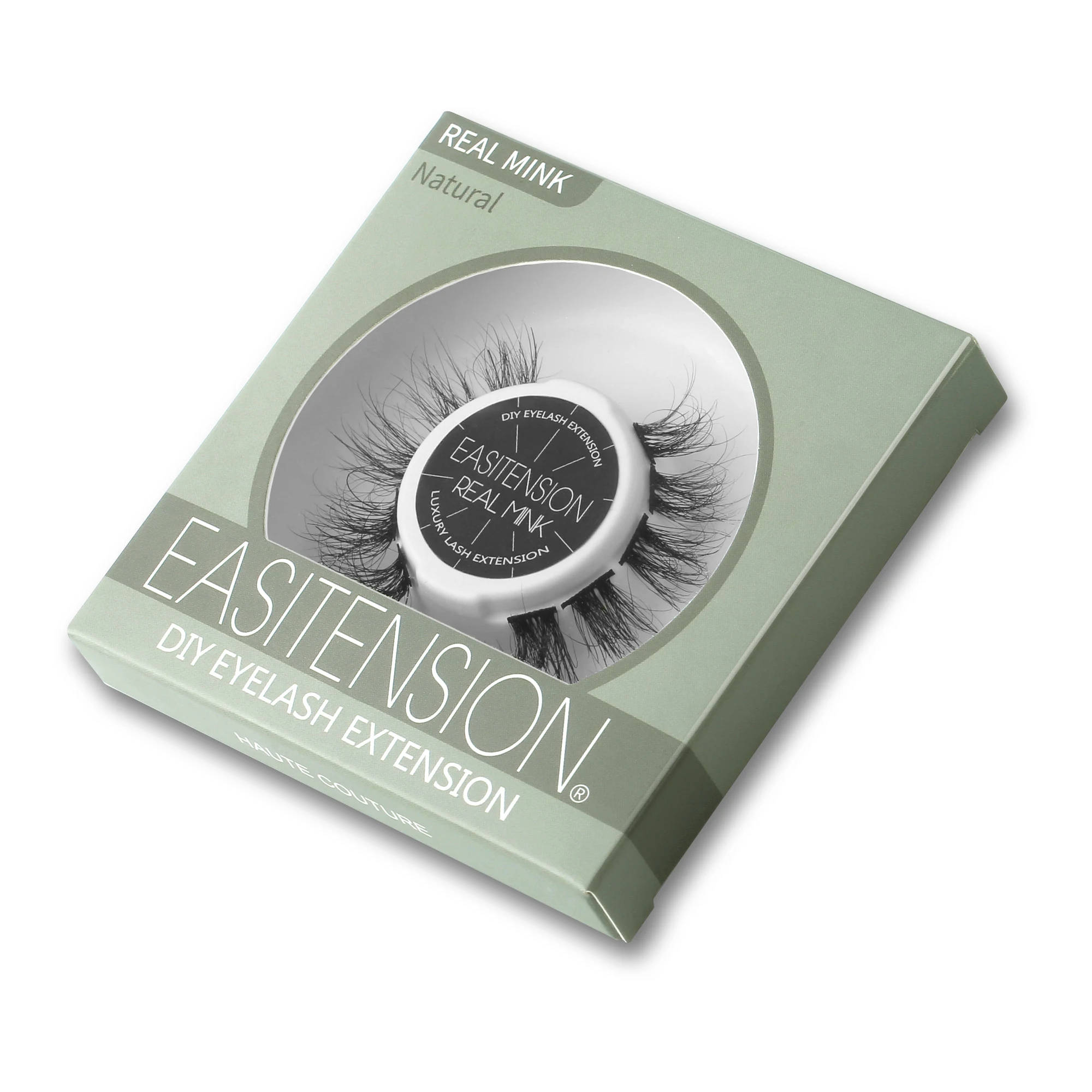 EASITENSION Individual Cluster Eye Lashes Mink Eyelashes 3d/Wispy/Fluffy Segment Mink Lashes Natur Lash Cluster Eyelash Bundles