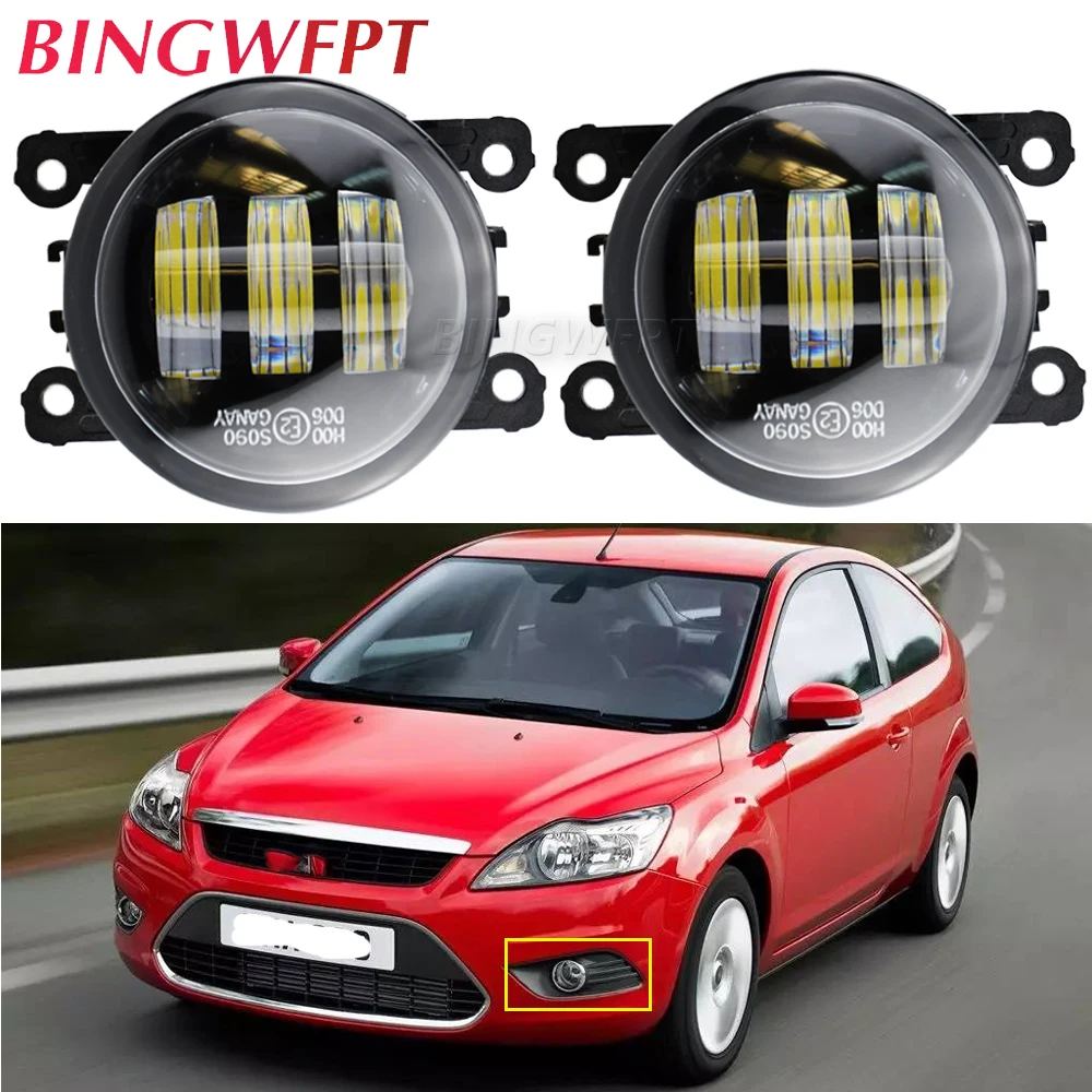 For Ford Focus MK2/3 Fusion Fiesta Tourneo Connect Transit Tourneo C-Max Fog Lights Fog Lights Assembly 2pcs