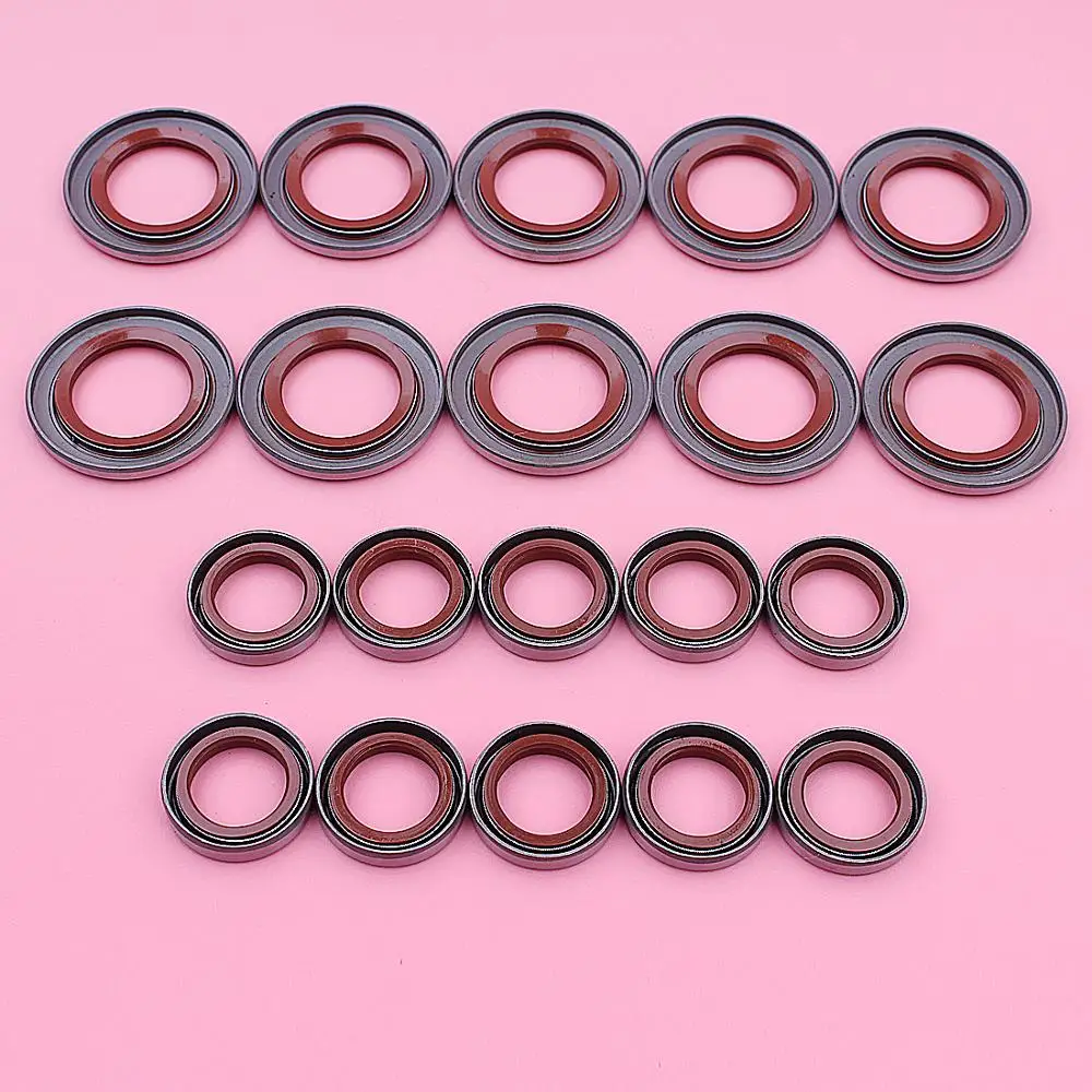 10 Sets Öl Dichtung Oilseal Kit Für Stihl MS440 044 Kettensäge Teile Ersatz 9640 003 1972, 9640 003 1320