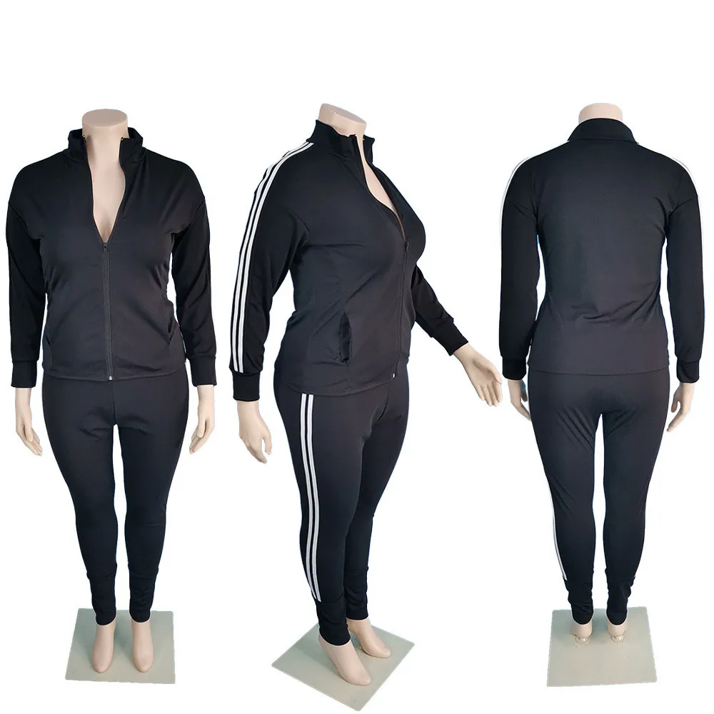 Conjunto de treino de inverno feminino, sweatsuits, moletom, moletom, roupas de 2 peças, plus size, novo, atacado, Dropshipping, 2021