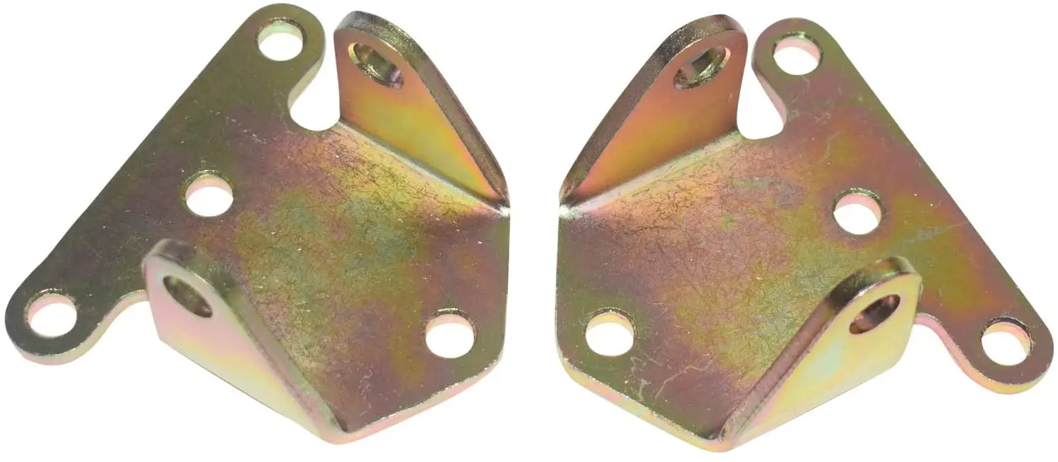 Compatible with Solid Motor Engine Mounts SBC For Chevy Clam shell Rat Rod Hot Rod NHRA Street stock