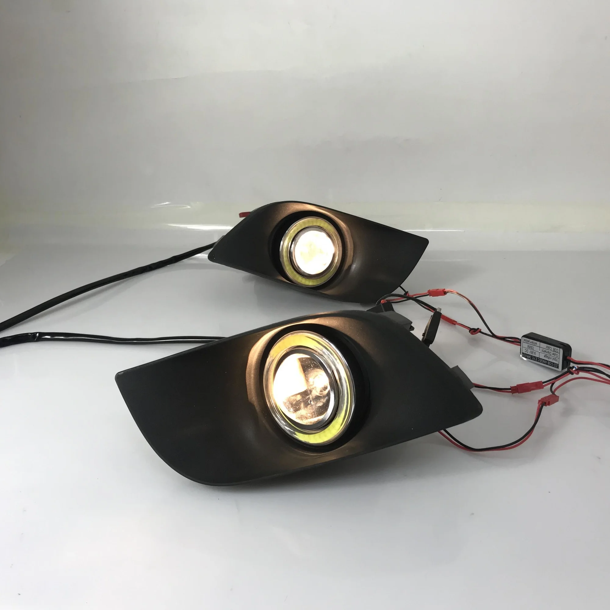 Osmrk fog lamp driving light assembly for suzuki liana cob angel eye led daytime running lights APP control