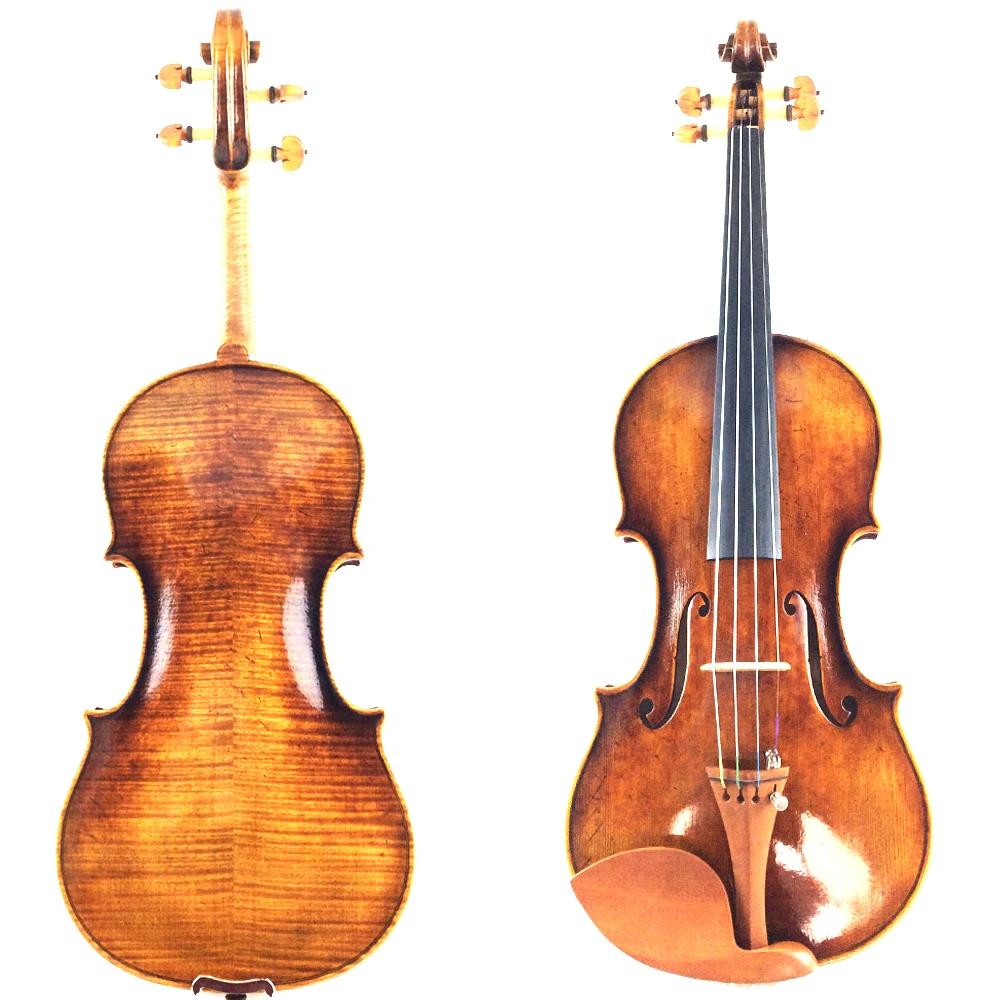 Violin Vintage style upscale violin played on a violin