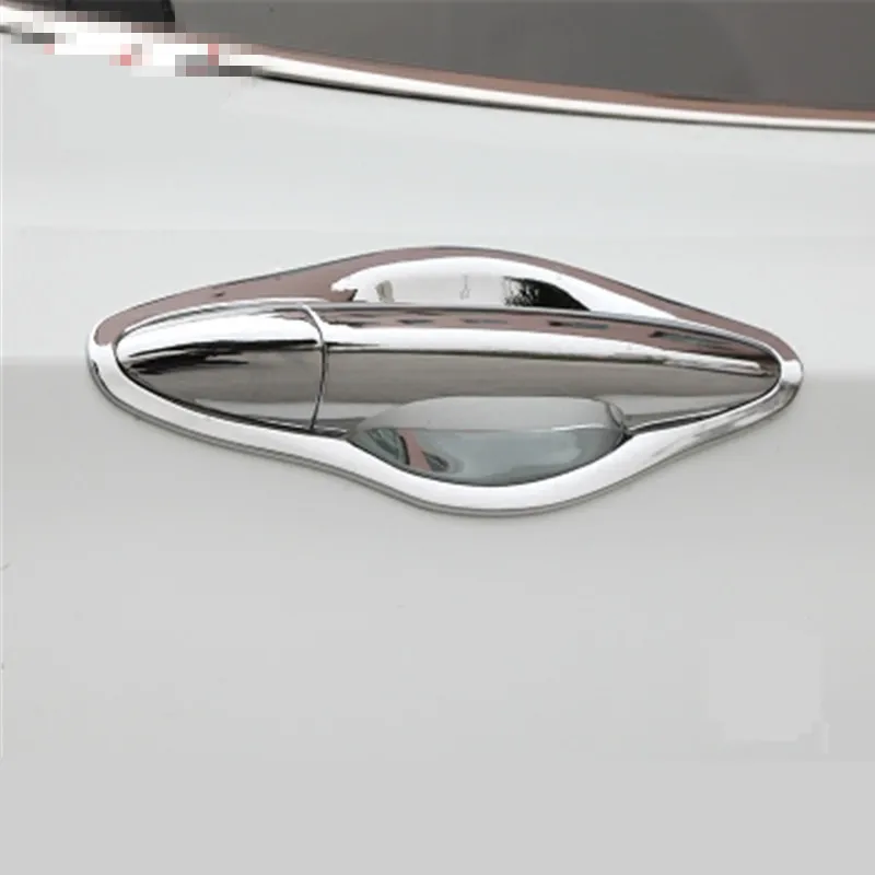 For Hyundai Solaris Accent Verna 2010-2015 Chrome Trim Door Handle Covers 2011 2012 2013 2014 Hatchback Accessories Car Styling