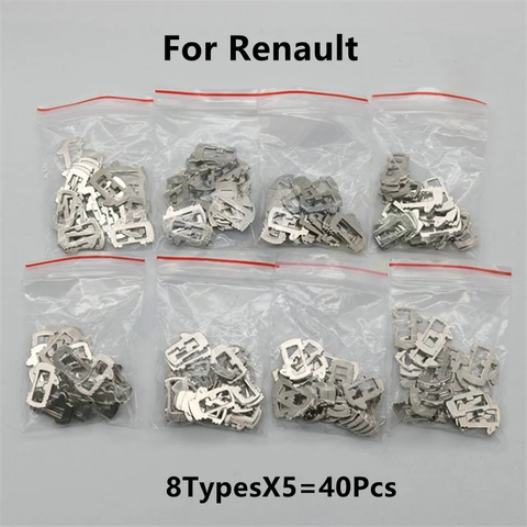 XIEAILI OEM 40 шт., аксессуары для ремонта замков, автомобильный замок, язычковая стопорная пластина для Renault K85