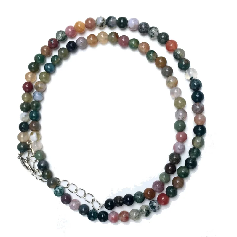 Natürliche 4mm Tigerauge Sodalith Amazonit Labradorit Perlenkette in Verschiedenen Farben Geschenke für Mädchen Modisches Armband Choker – Detail 33