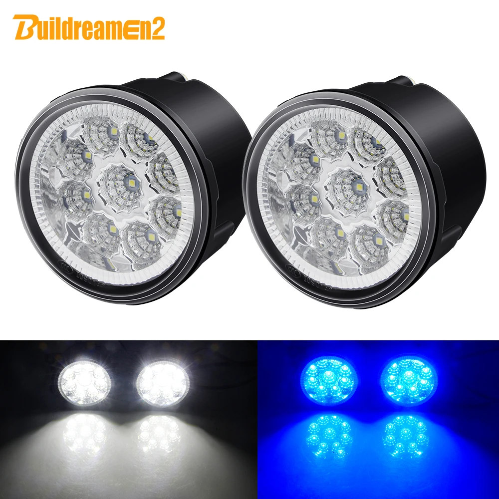 2 шт. автомобиля светодиодный туман светильник сборки LED DRL дневная ходовая лампа H11 12V для Nissan Murano Qashqai Versa Примечание Lafesta Quest космического аппарата изгой