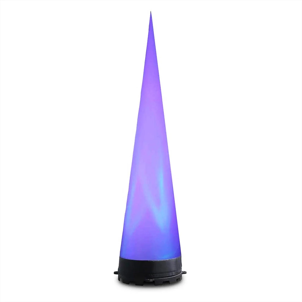 High quality LED Inflatable Cones/ Inflatable Cone Light Pillar for party wed decor Event with  LED color changing