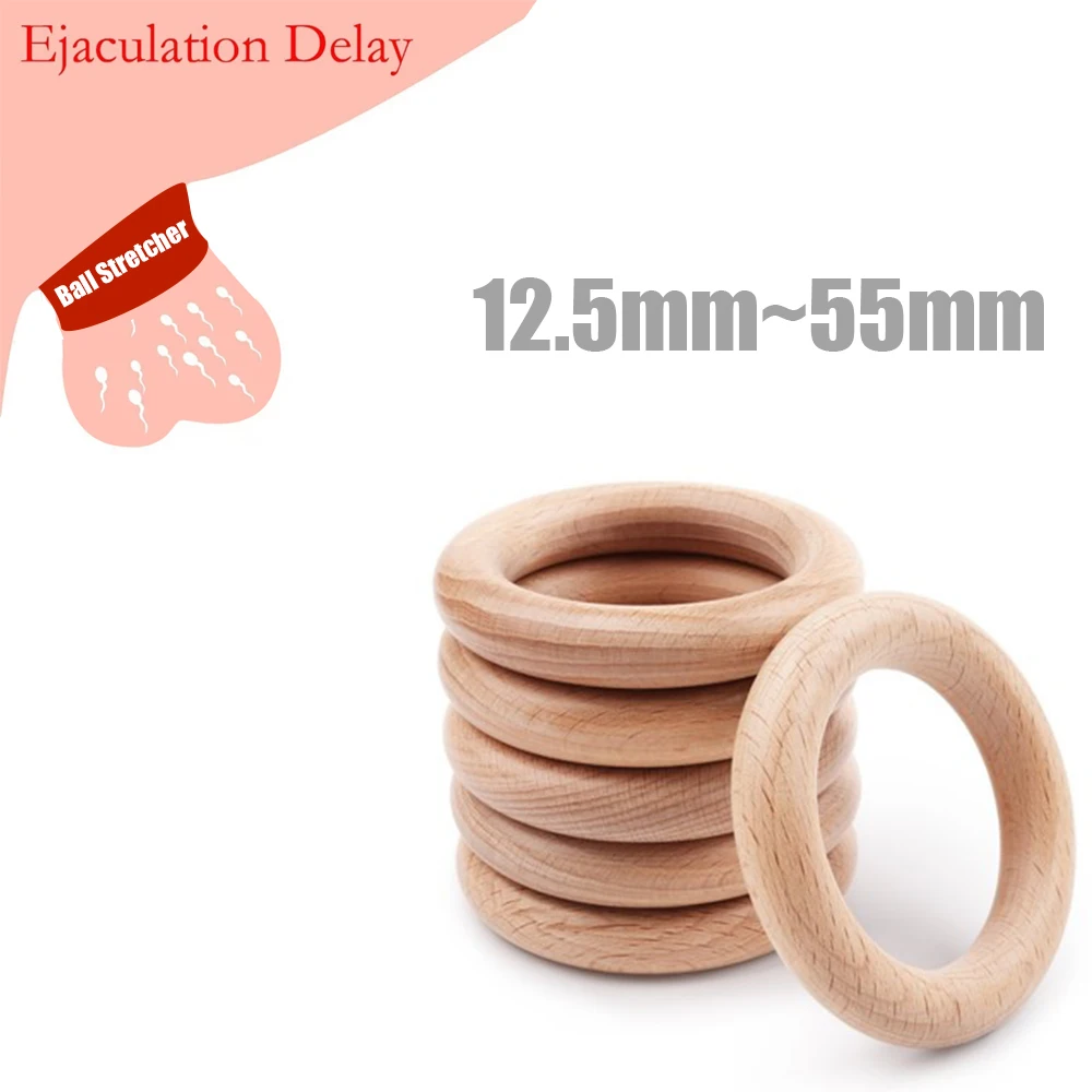 

Wooden Penis Lock Cock Ring Metal Ball Scrotum Stretcher Bondage Restraint Chastity Device Cockring Gay Male Sex Toys for Man