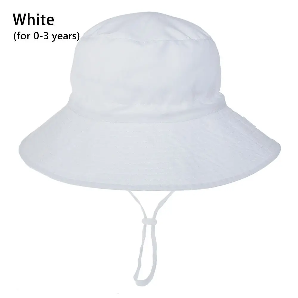 

Boys Girls Toddler Kids Neck Ear Cover UV Protection Swimming Hats Baby Sun Hat with Adjustable Chin Strap Bucket Hat Beach Cap