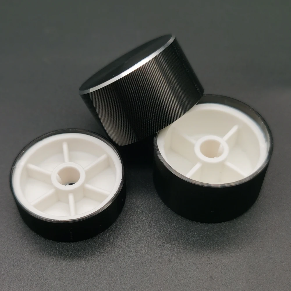 High-end Aluminum Alloy Potentiometer Knob Cap Encoder Volume Control Audio Knob for  6mm Shaft Hole  Knob ( D axis.)