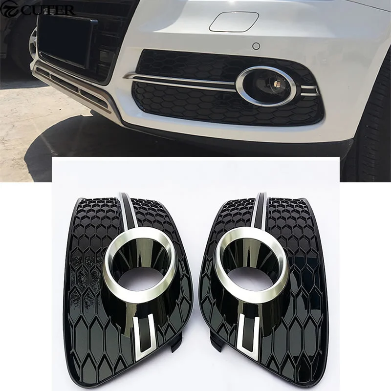 Q5 Rsq5 Fog Lamp Grille Black Abs Car Front Grill Grille for Audi Q5 STANDARD Front Bumper 2012-2015