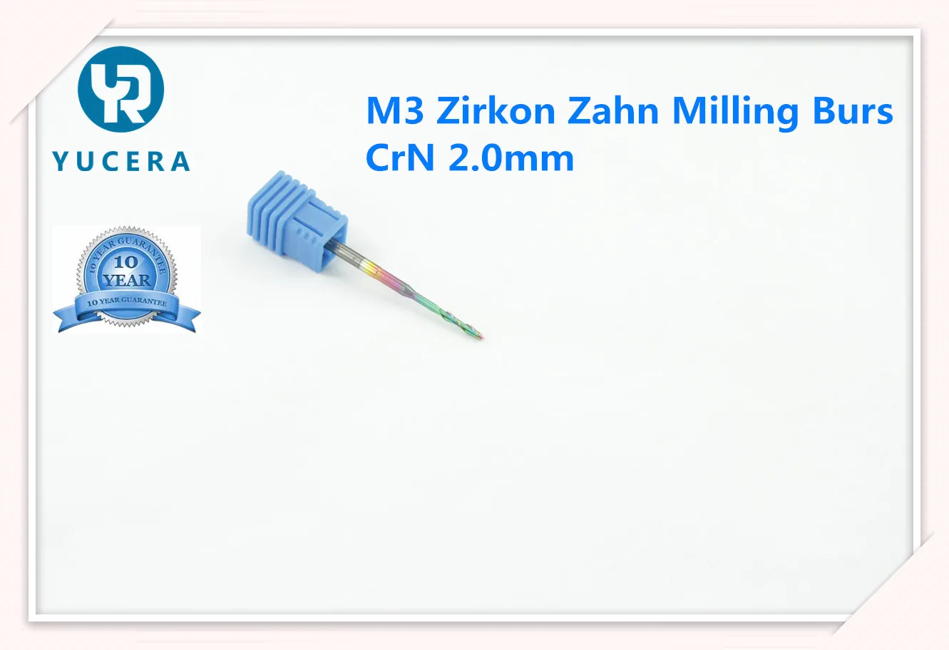 Zirkonzahn CADCAM Milling Burs M3 0.5/1.0/2.0mm For Zirkon Zahn Milling Machine To Mill Zirconia Diamond Dental Milling Cutters