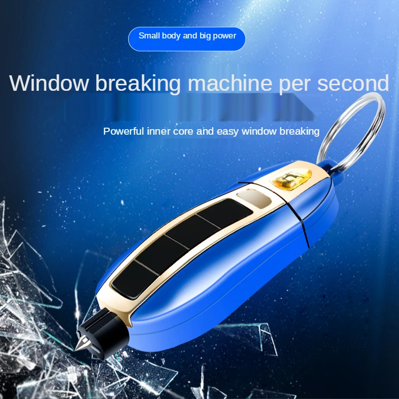 Car safety hammer mini multi-function window breaker, emergency window breaking hammer with cutter, car safety products