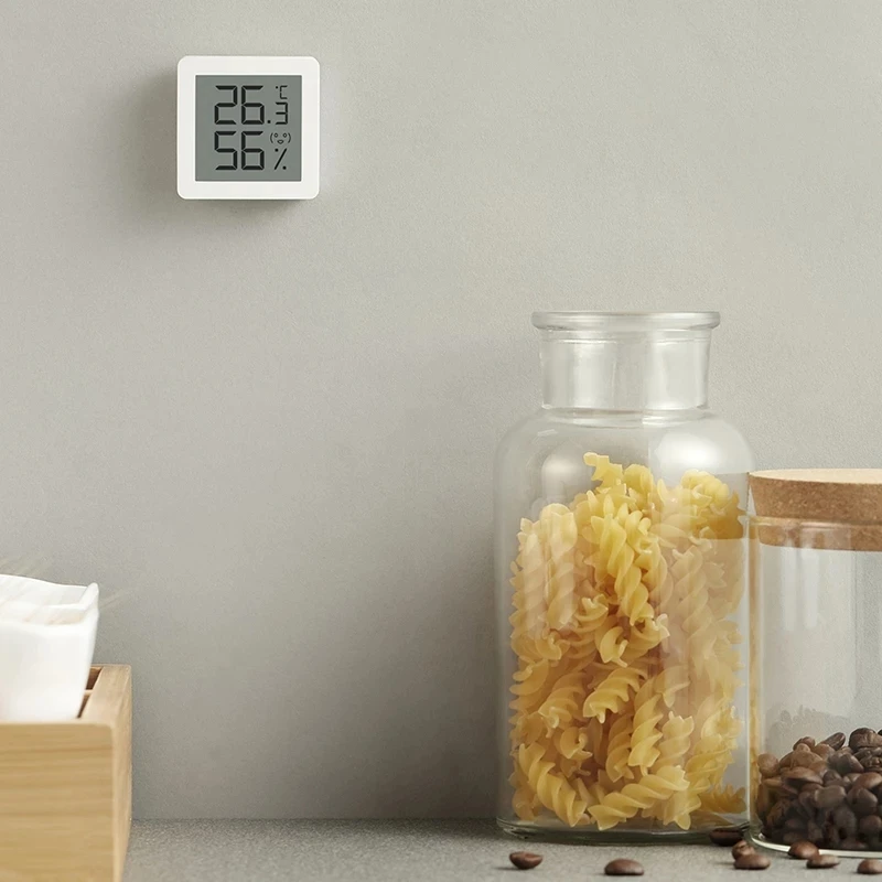 Miaomiaoce ميزان الحرارة الكهربائي الرطوبة نسخة صغيرة شاشة الكريستال السائل داخلي غرفة المنزل مستشعر درجة الحرارة والرطوبة