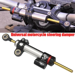 CNC Universal Aluminum Motorcycle Damper Steering Stabilize Safety Control For Yamaha MT09 MT07 YZF R1 R6 FZ1 XJR1300 MT-07