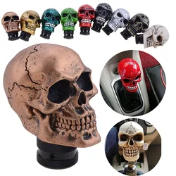 Automatic Gear Shift Knob Skull, Modificação personalizada Sport Lever, Universal Manual Head Lever, Auto Peças, 9 cores