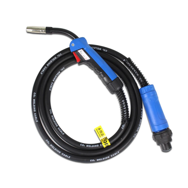 15AK MIG Welding Torch 3m 5m 10ft Air Cooled with Euro Connector MAG Welder Gun for 180A Welding Machine