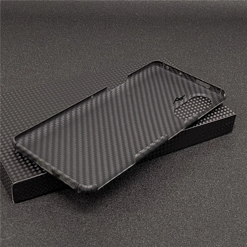 Real Carbon Fiber Phone Case for Xiaomi Redmi K50 K40 Pro Gaming Ultra Thin Anti-fall Carbon Fiber Hard Cover Cases for POCO F3