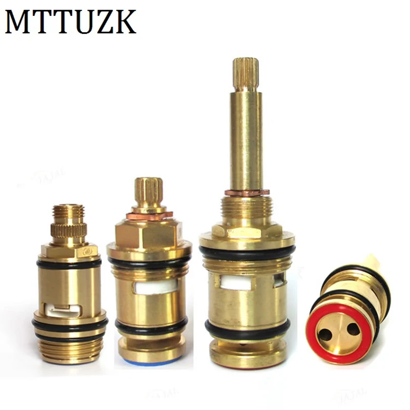 MTTUZK Wall Mounted shower head two-way water distribution valve Shower column water separator spool Long rod brass spool