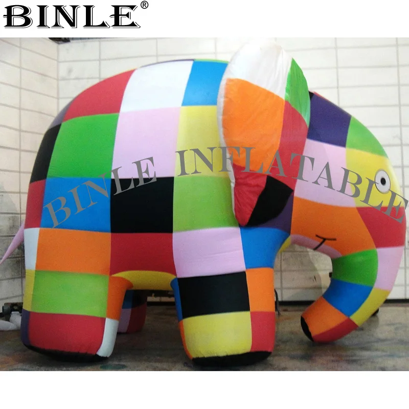 

Party favor giant multi colors inflatable elephant cartoon balloon for outdoor advertising