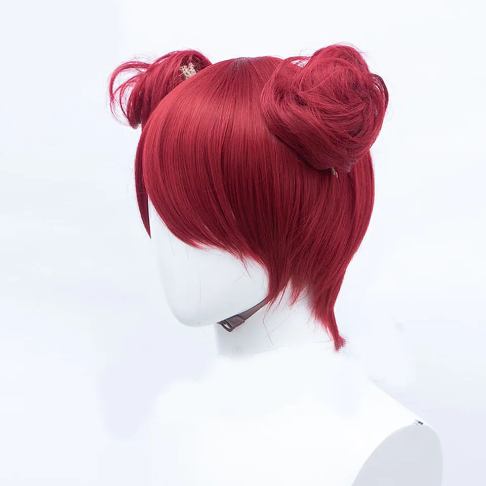 AOSIWIG-Chignon Synthétique Courte Bouclée pour Femme, Accessoires Cosplay, Épingle à Cheveux, 23 Couleurs