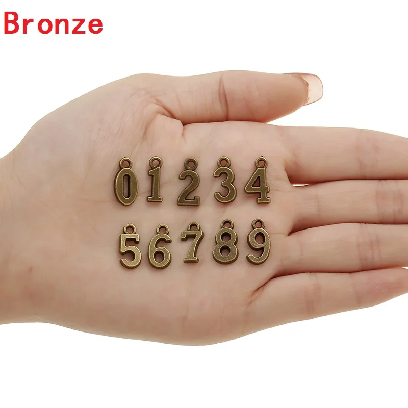 Letter Charms 30pcs/bag 2023 2025 2024 Year Pendants DIY Jewelry Making Findings DIY Handmade Craft 13x9mm S107