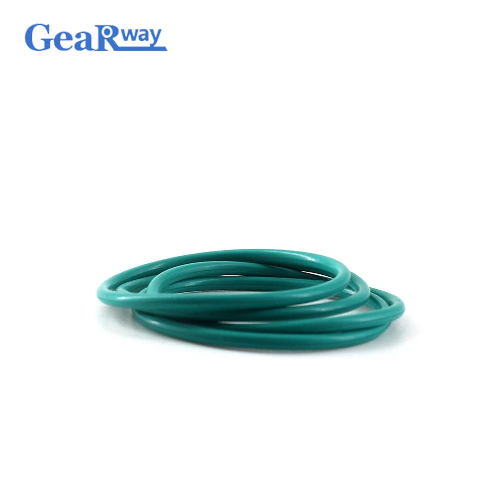 20pcs 2.65mm CS O Ring Seal Green FKM O Ring Sealing Gasket 5/5.3/6/7.1/14/15mm ID Fluorine Rubber O Type Ring