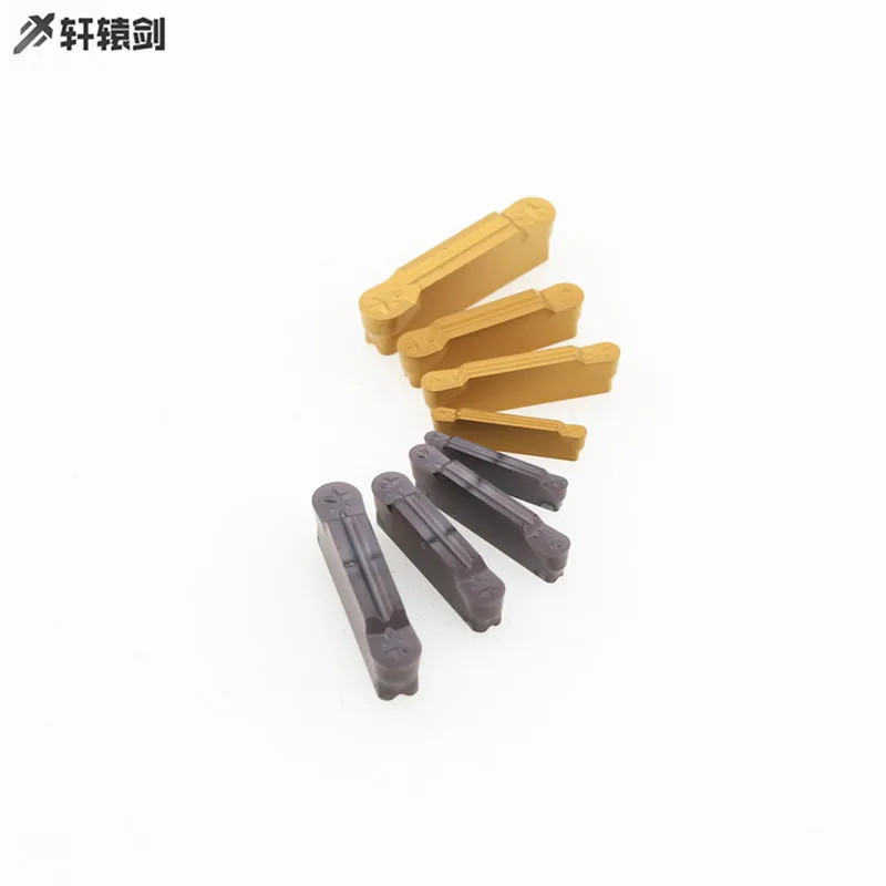 10PCS E MGMN200 M G T HR82513 HR52525 CNC 선반 용 선삭 공구 스테인레스 스틸 공구 그루브 카바이드 인서트