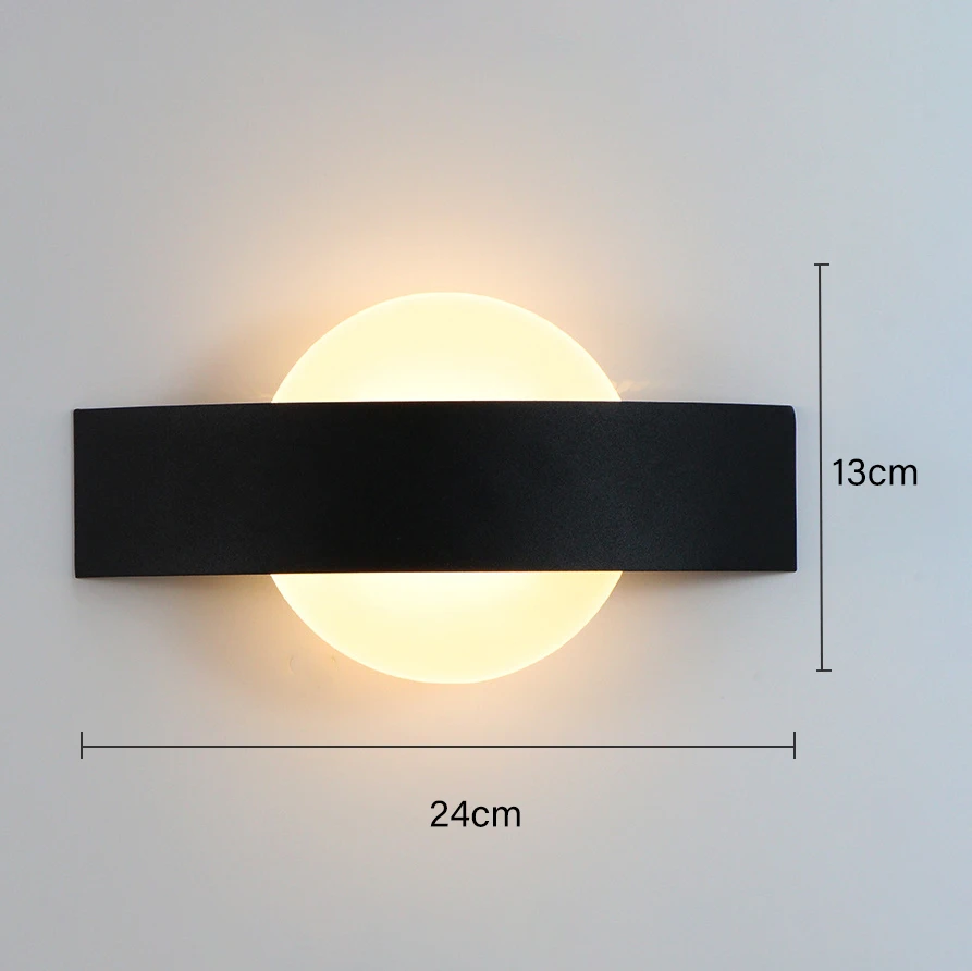 Nordic modern Simplicity LED wall lamp Acrylic Round and Square indoor wall sconces bedroom living room stairs lighting fixture