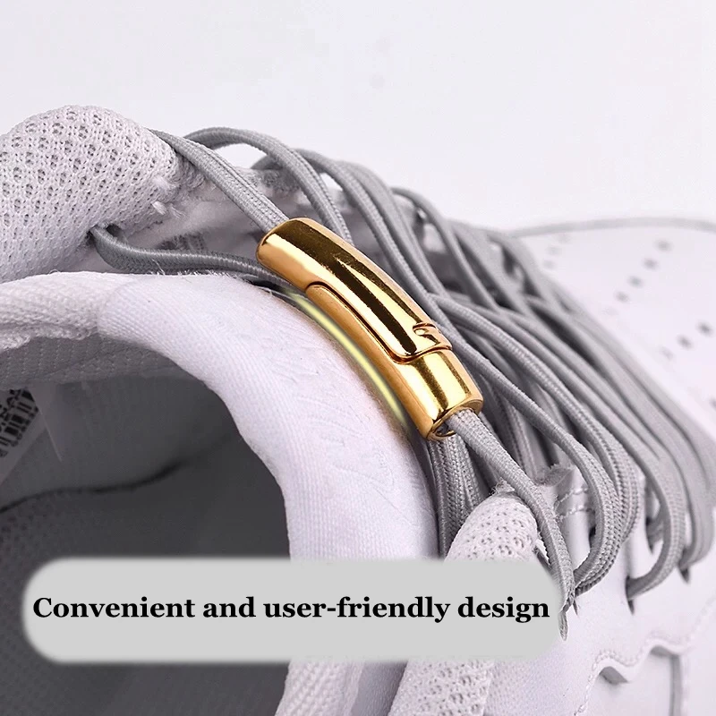 Magnetic Shoelace Elastic Flat Shoe laces No Tie Shoelaces Quick Magnetic Lock Lazy Laces for Kids and Adult 24 Colors image 2