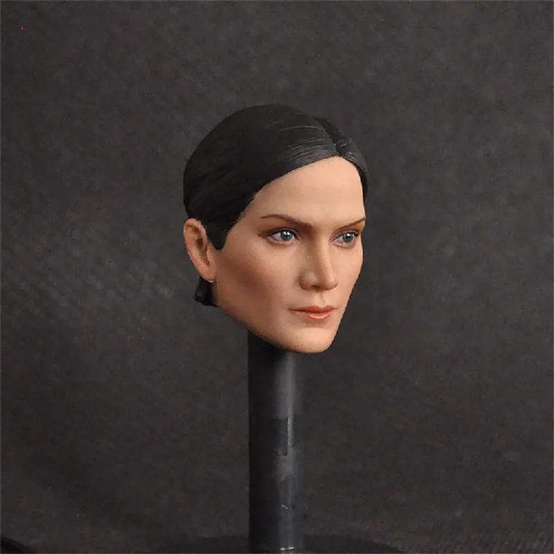 MC003 1/6 Scale Female Agent The Matrix Trinity Head Carving head Sculpt Fit 12inch Female PH TBL Figure In Stock