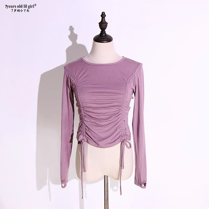 Girls  Belly   Dance  Women Latin Lady  Long Sleeves Top Clothes   CTT07