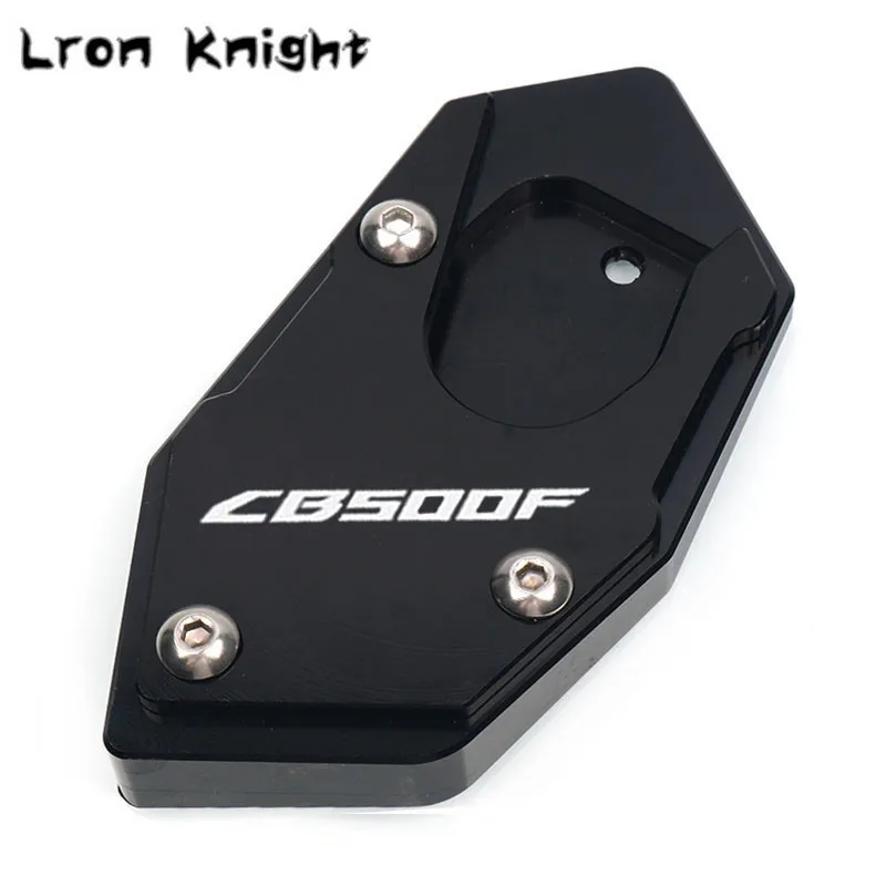 For HONDA CB500X CB500F CB 500X CB 500F CB500 X / F Motorcycle CNC Kickstand Foot Side Stand Extension Pad Support Plate Enlarge