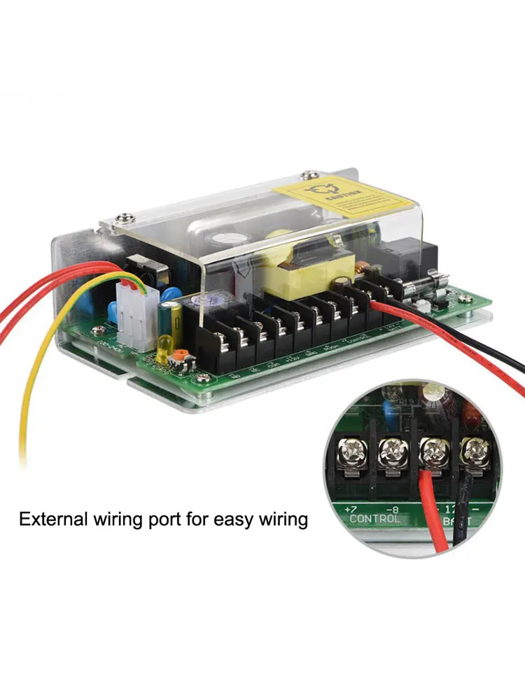 Alimentation électrique pour système de contrôle d'accès Finerprint, prise en charge de la charge de la batterie, interrupteur à distance, AC 110-240V à DC 12V, 5A, 50W