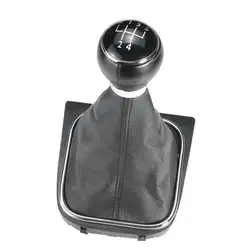 60% Dropshipping 5/6 Speed Gear Shift Knob Boot Gaiter Cover for Golf MK5 MK6 2005 2014