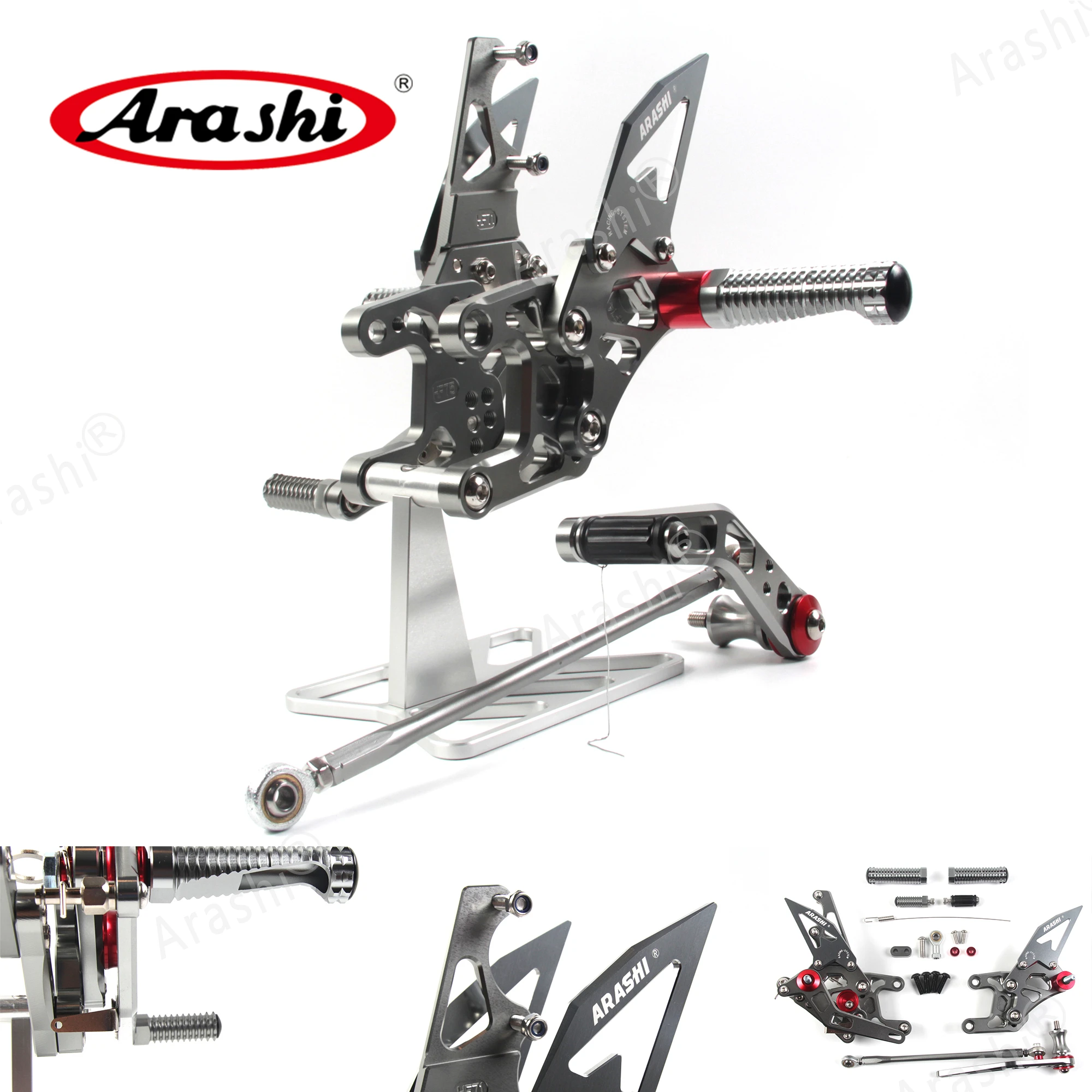 

Arashi For HONDA CBR1000RR Non-ABS 2012 - 2020 CNC Rider Adjustable Footrest Foot Pegs Rear Rest CBR 1000 RR 2013 2014 2015 2016