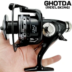 Fishing Reels Double Brake System Super Strong Fishing Feeder Spinning Reel Spinning