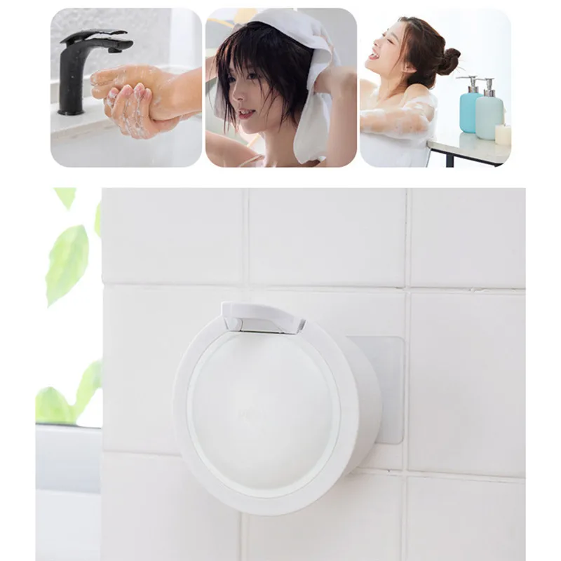 Wall-Mounted Soap Dispenser Toilet Waterproof Suction Cup Lotion Bottle Home Bathroom Kitchen Manual Squeeze Lotion Bottle