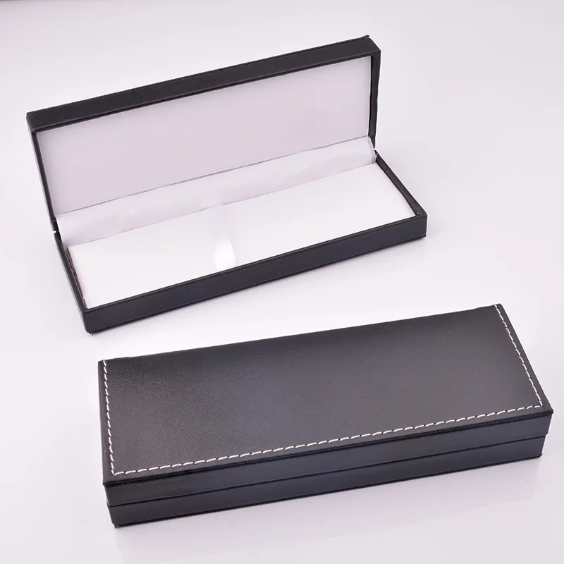 10pcs/lot Pu Leather Pencil Box Gift Box Packaging Business Gift Pen Box Case Accept Custom Logo