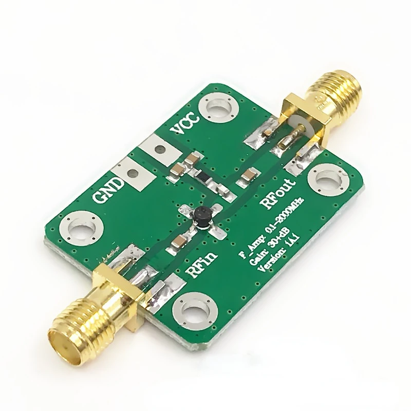 

Rf wideband amplifier low noise amplifier LNA 0.1-2000 MHz gain 32dB