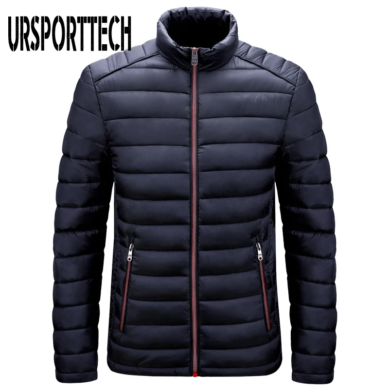 Hochwertige Herren Parka Mäntel 2024 Winter wind dichter warmer Mantel Herren Herbst Reiß verschluss Jacken Slim Fit Mäntel männliche Bomber jacke