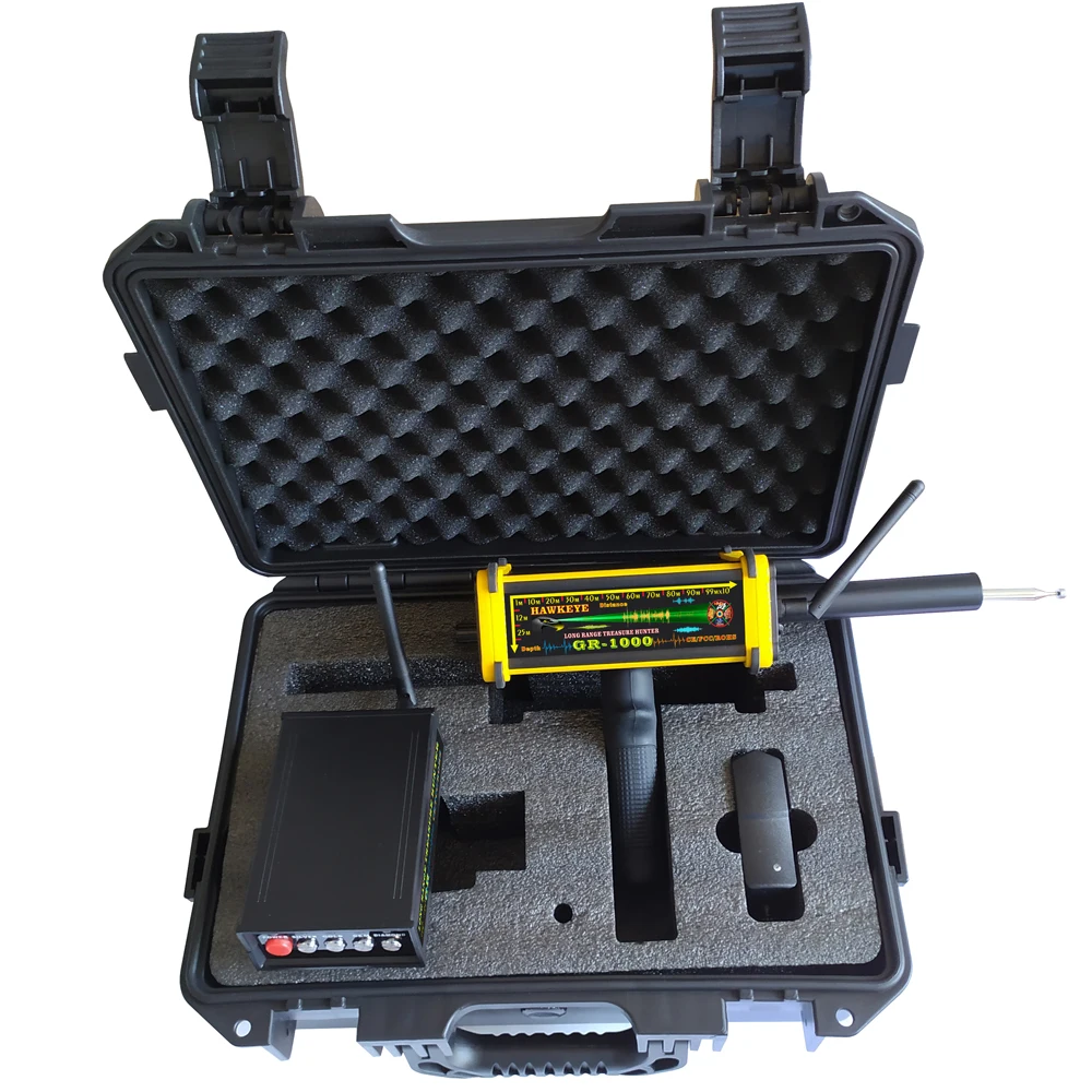 Factory supply GR1000 Radar scanning high range of deep soil metal detector gold, long range detector de metales GR-1000